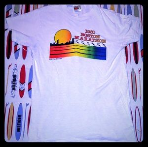 Vintabe 1981 Boston Marathon T shirt
